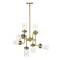 Z-Lite Calliope 8 Light Pendant, Foundry Brass & Clear 617-8FB - alternate 6